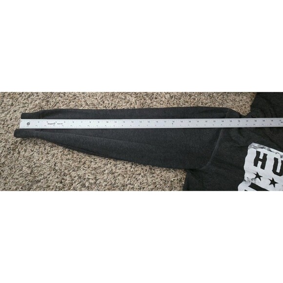 Hunt Browning Mens Dark Gray Hoodie Size Large L Hunting American Flag Hood Top - Picture 9 of 9